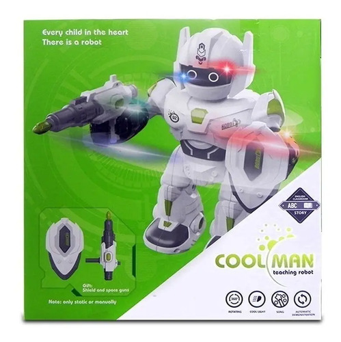 Robot Lanzamisil Con Luz Sonido Y Movimiento Coolman Rre 605 | Cuotas sin  interés