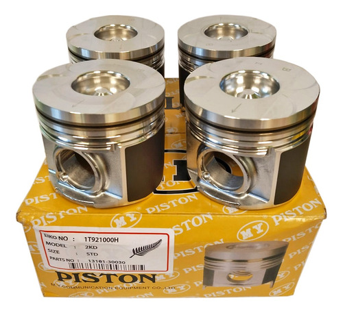 Set Piston Std Toyota Hilux 2.5 2kdf 2005-2010 Alfin+cooling