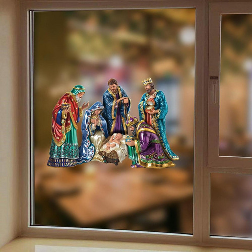 Navideño Para Ventana, Para Ventana, Papel Tapiz Estilo A