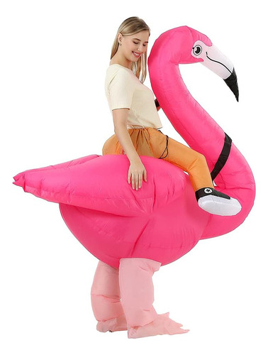 Disfraz Inflable De Flamenco De Rhythmarts, Disfraz De Flame