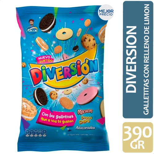 Galletitas Diversion Surtidas Dulces - Mejor Precio