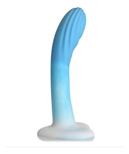 Dildo Consolador Anal Vaginal Con Arnes Punto P/g Color Celeste
