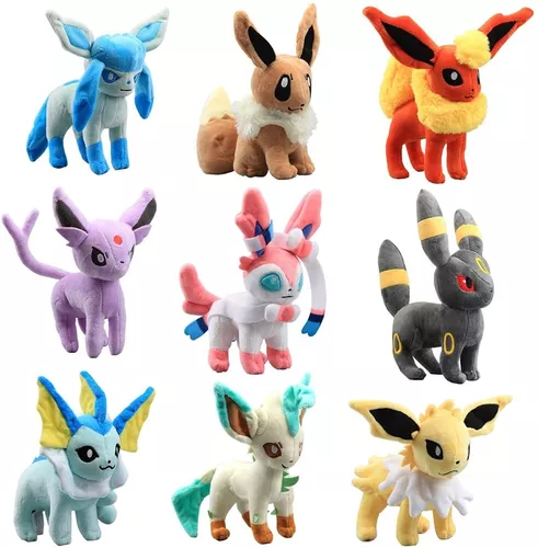 Umbreon Shiny Eevee Evolução Bicho Pelúcia Pokémon 20cm - Escorrega o Preço