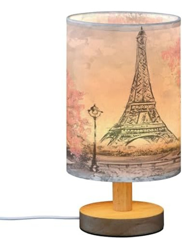 París Torre Eiffel Francia Pintura Al Óleo Decoración Lámpar