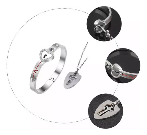 Tf Pulsera Con Cierre De Pareja For Regalo Con Forma De