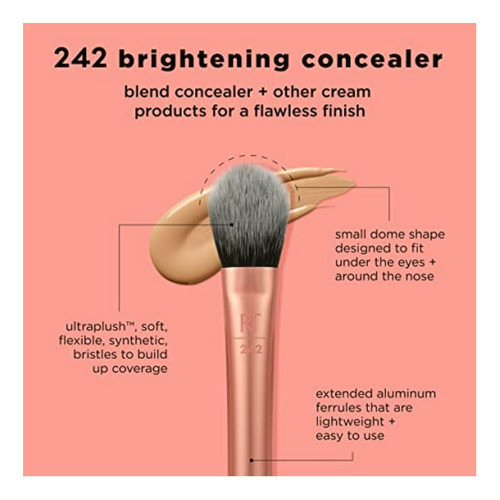 Real Techniques Brocha De Maquillaje Para Corrector