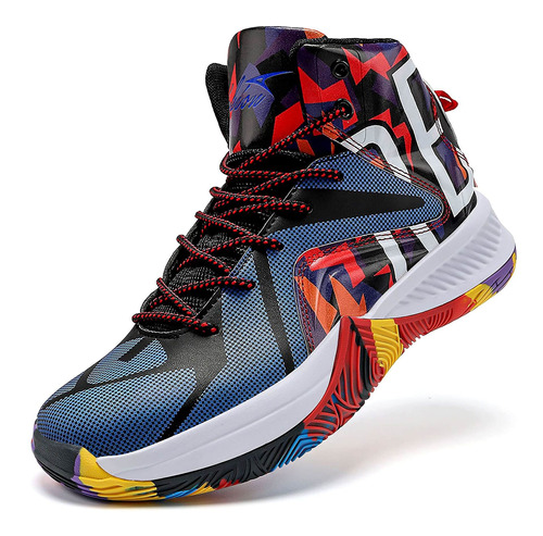 Ashion Zapatilla Baloncesto Para Hombre Alta Transpirabl