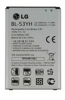 Batería LG G3 Stylus Bl-53yh Nueva Envios Todo El Peru