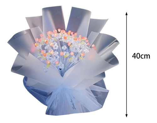 Ramo De Flores De Tulipanes De Simulación Diy, Artesanía
