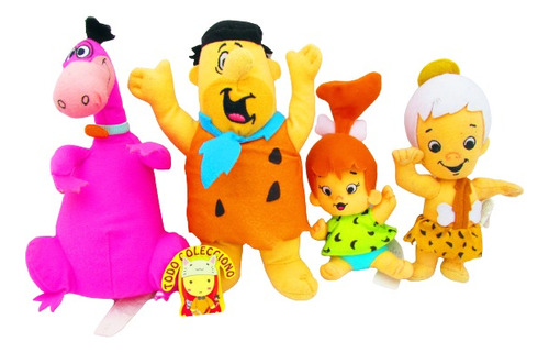 Set De 4 Peluches Mcdonald Hanna Barbera De Los Picapiedra  