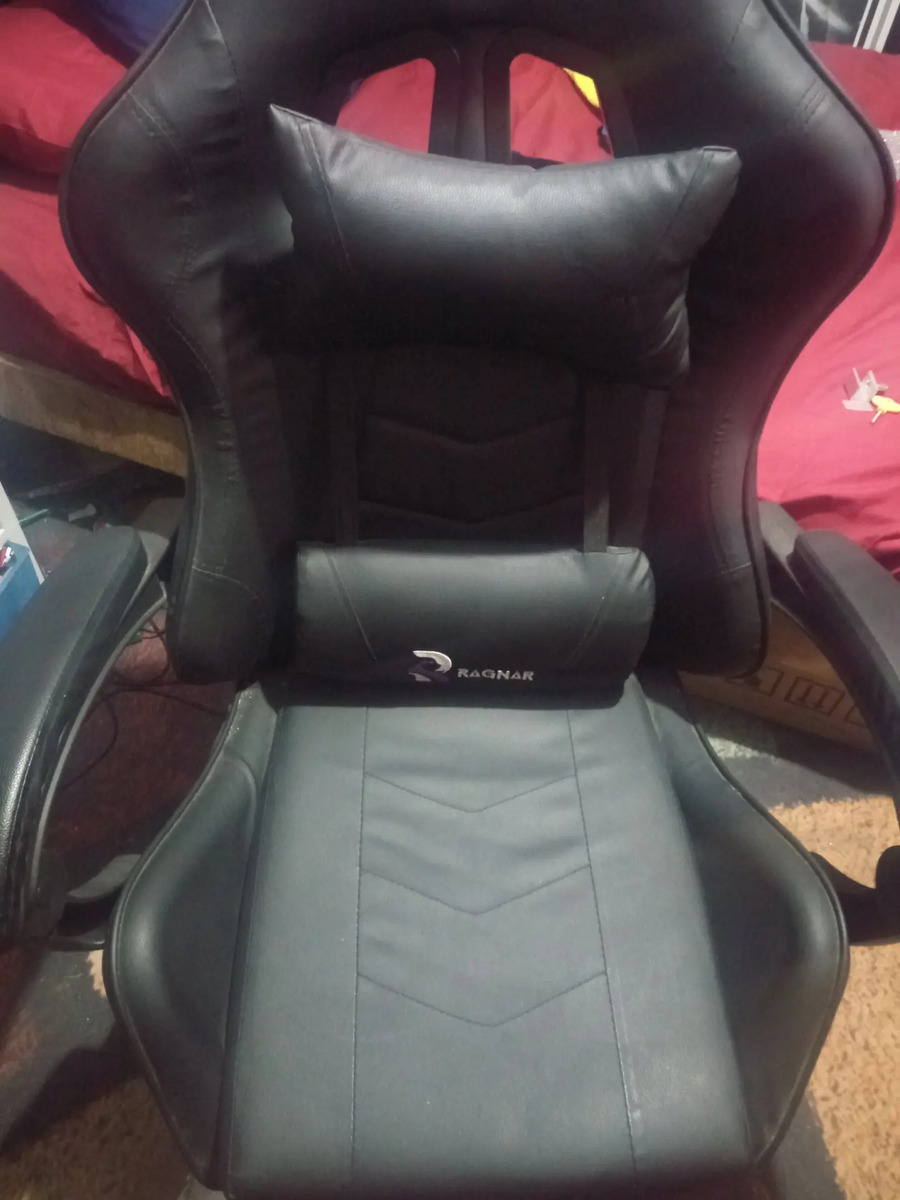Foto real de Silla Gamer Negra De Escritorio Marca Ragnar® Odín Xz-1000