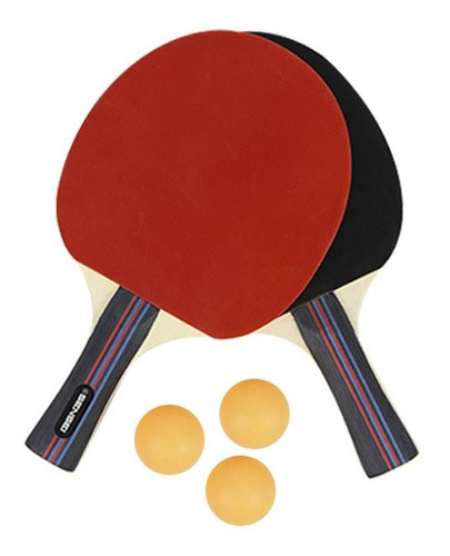 Imagen 1 de 2 de Drb Set Ping Pong - Sensei 2pal3pel Rojne