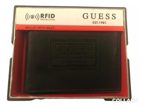 Billetera Guess De Cuero, Hombre, Rfid Protection