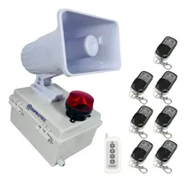 Comprar Alarma Vecinal Sirena 30w 8 Controles Remotos De Facil Uso
