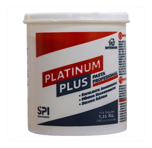 Mastique Platinum Plus 1/4 Galón