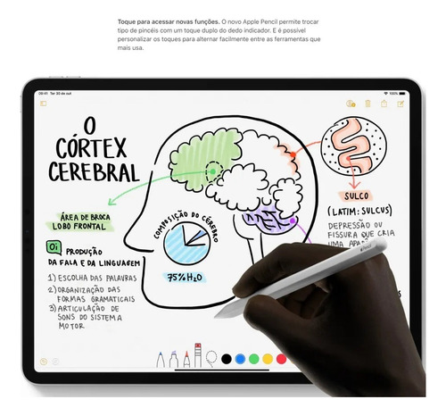 Apple Pencil 2ª Geração Cor Branco