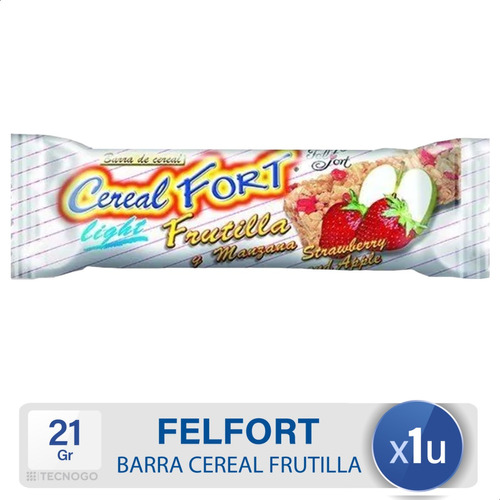 Barra De Cereal Felfort De Frutilla - Mejor Precio