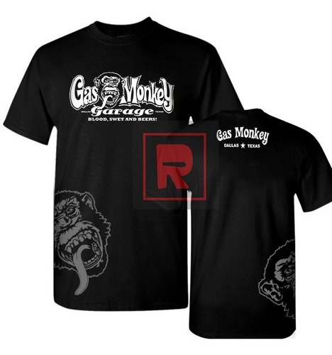 Camiseta Gas Monkey Garage Ref: Gmg 1d