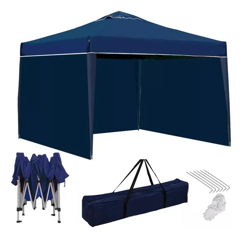 Gazebo Tenda Barraca Articulada Sanfonada +3 Parede
