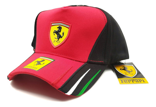 Gorra Ferrari Premium Hombre Mujer Formula 1 Snapback