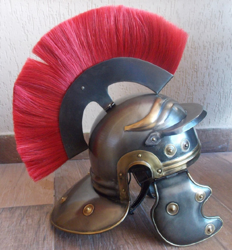 Elmo Capacete Optio Romano Exercito Imperial Centurião - Aço