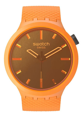 Reloj Swatch Crushing Orange De Silicona Sb05o102 Ss