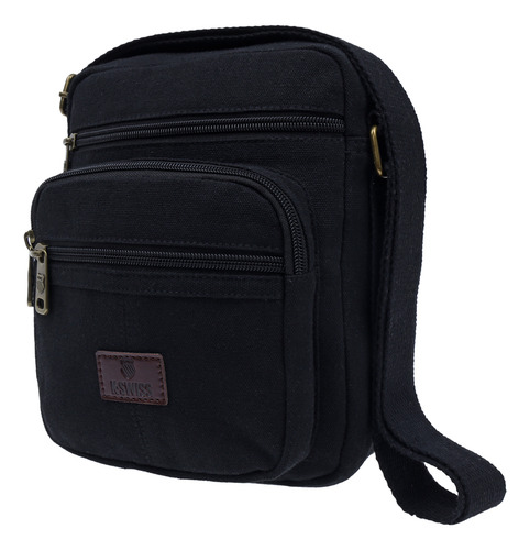 Mochila Messenger Casual K-swiss Naptown Color Negro