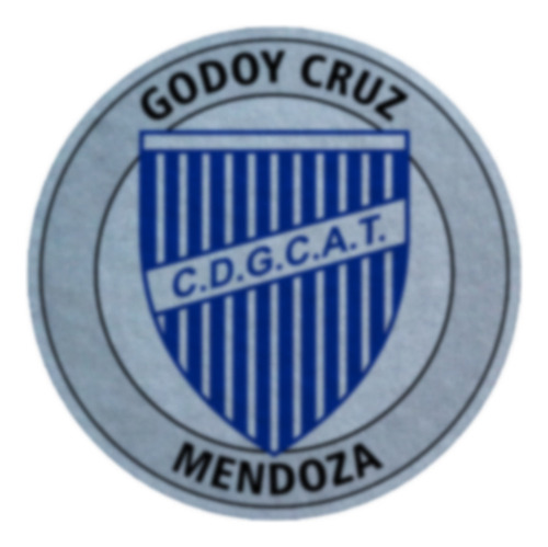 Parche Escudo Felpa Para Coser 9cm Set X4 Equipos Arg001 Godoy Cruz Godoy Cruz