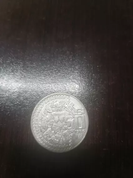 Moneda De 50 Pesos De 1984 Coyolxauqui