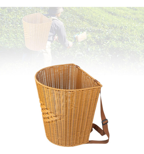 Cesta De Paquete Tejido A Mano Cesta De Picnic Picnic