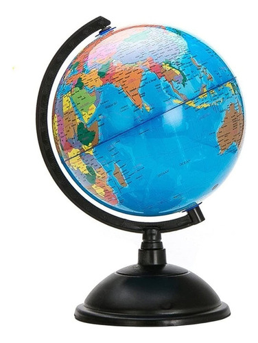 World Globe, Globe Map With Rotating Bracket Geographic Educ
