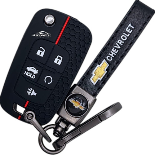 Funda Llave Chevrolet Camaro Equinox Malibu 5 Boton Correa