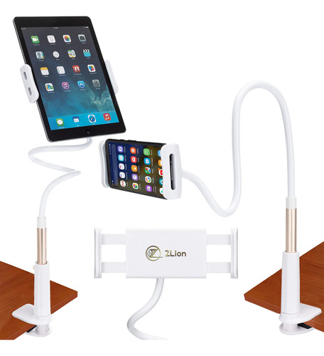 Soporte Para Tablet O Telfono Con Cuello De Cisne Para Cama