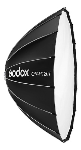 Softbox Parabólico De Liberación Rápida Godox Qr-p120t De 12