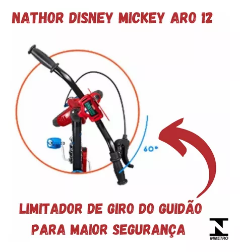 Triciclo Infantil - Aro 5 - Mickey Mouse - Nathor