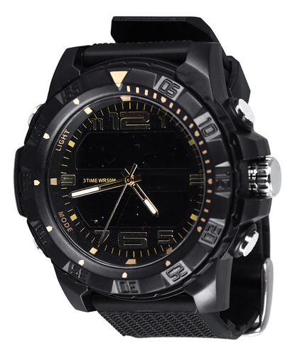 Reloj Deportivo Analógico Digital Para Hombre Con Cronógrafo
