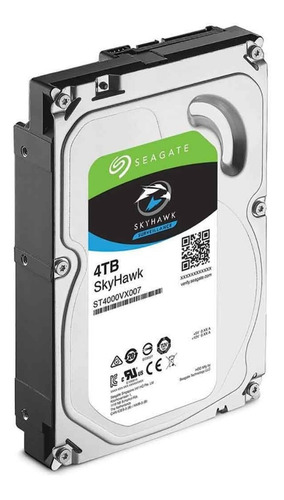 Imagen 6 de 8 de Disco Rigido 4tb Seagate Sata Iii Skyhawk St4000vx007