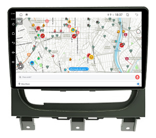 Multimidia Palio 13/19 9p Android 14 Carplay 4gb 64gb