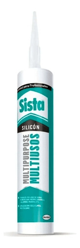 6 Pzas Silicon Multiusos Transparente 280 Ml Sista