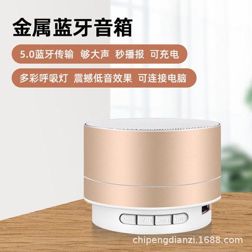 General Altavoz Bluetooth De Metal A10 Con Logotipo