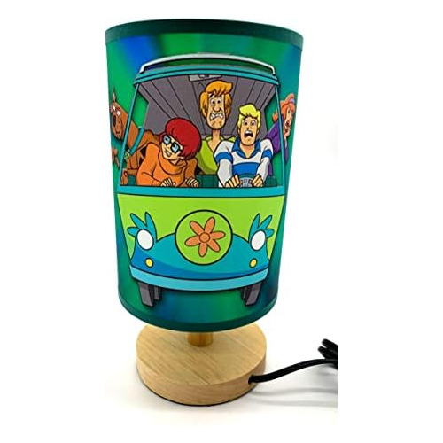 Lámpara De Mesa Scooby Scoob, Lámpara De Cama De Made...