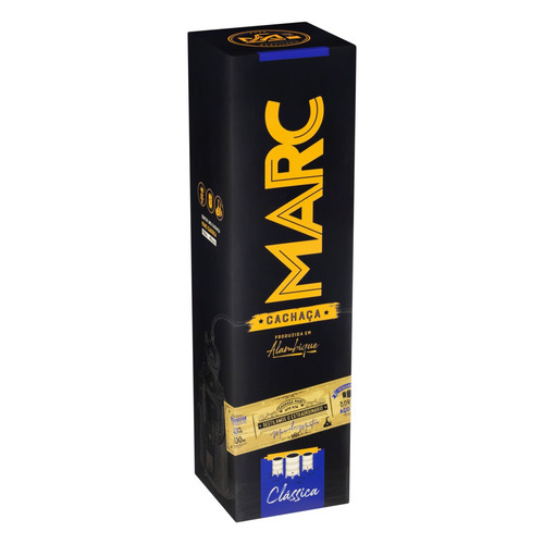 Imagem 3 de 3 de Cachaça Pura Cristalina Marc Clássica Caixa 700ml