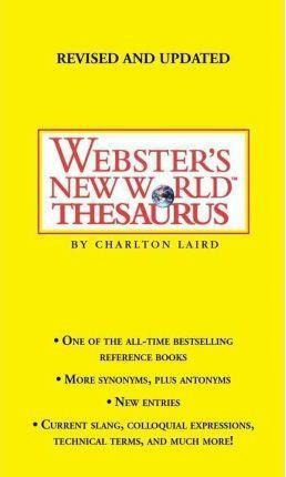Webster S New World Thesaurus