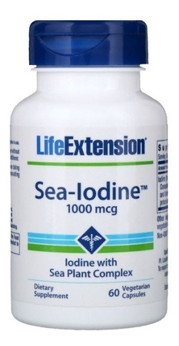 Iodo Mar Sea Iodine 1000mg Lifeextension Importado