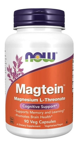 Original, Magtein Magnesium L-threonate Now, 2000 Mg, 90 Cap