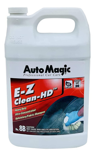 Auto Magic E-z Clean Hd - Champú De Tapicería Resistente .