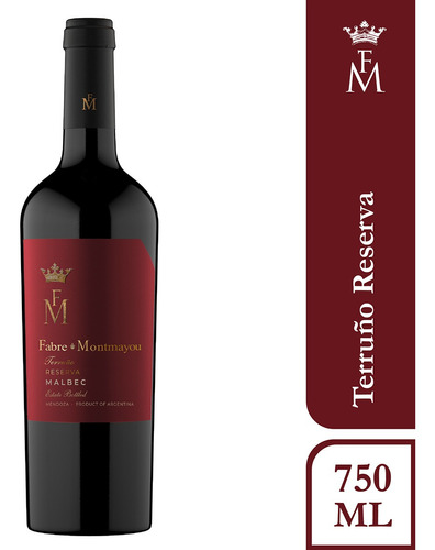 Vino Fabre Montmayou Terruño Reserva Malbec 750ml