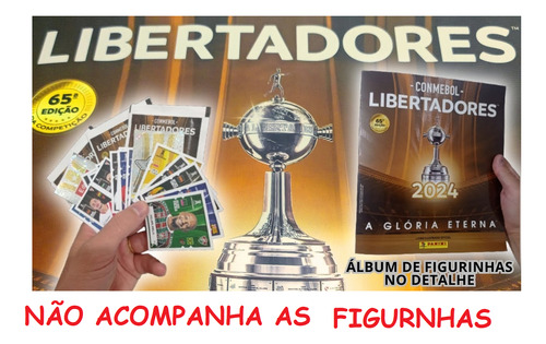 Álbum Libertadores 2024 Capa Mole Não Acompanha Figurinhas