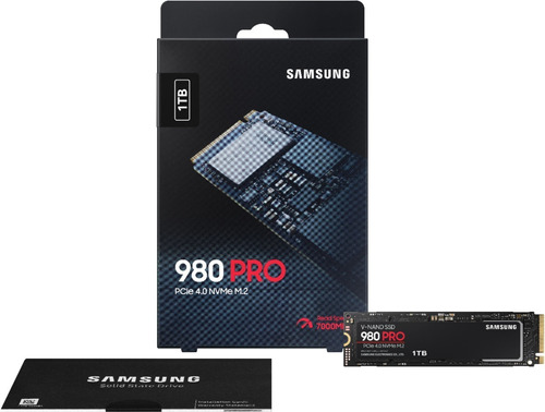 Disco Ssd Nvme Samsung 980 Pro 1tb M.2 Pcie 4.0 Read 7000mb