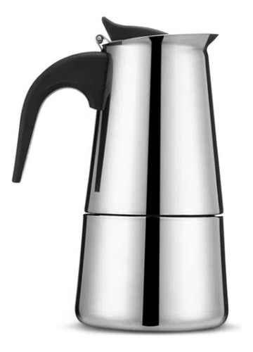 Maceta Moka De 300 Ml De Acero Inoxidable, Diseño Ergonómico